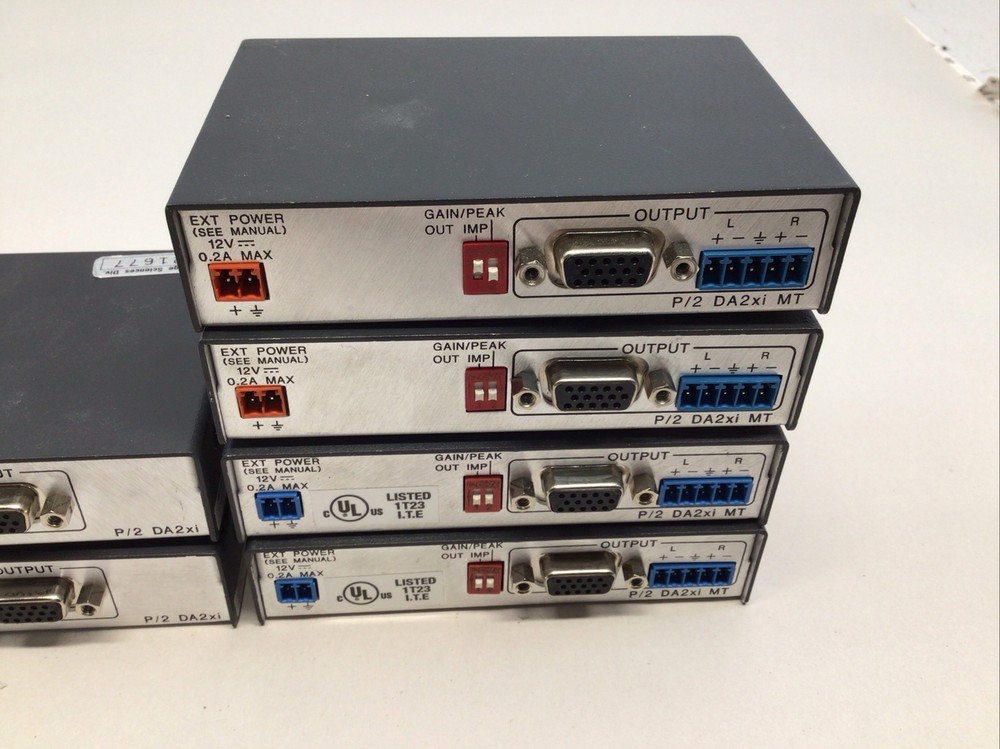 Extron Versa Tools P/2 DA2xi MT Amplifier 4 Pack And P/2 DA2xi 2 Pack