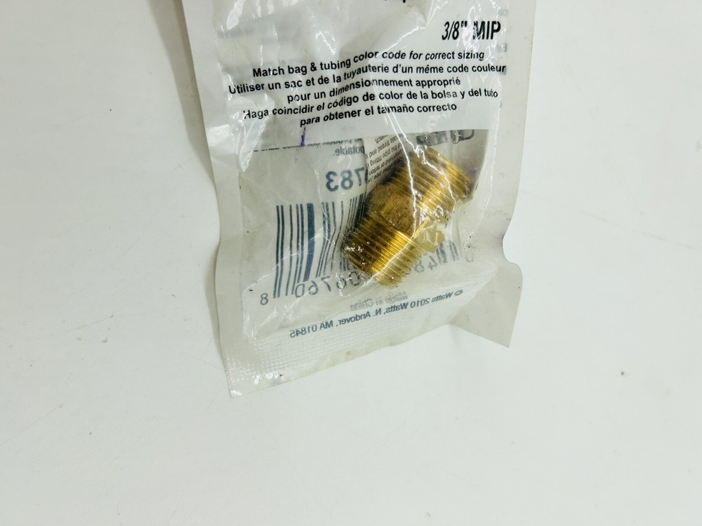 Watts A-783 3/8" Hex Nipple 3/8” MIP