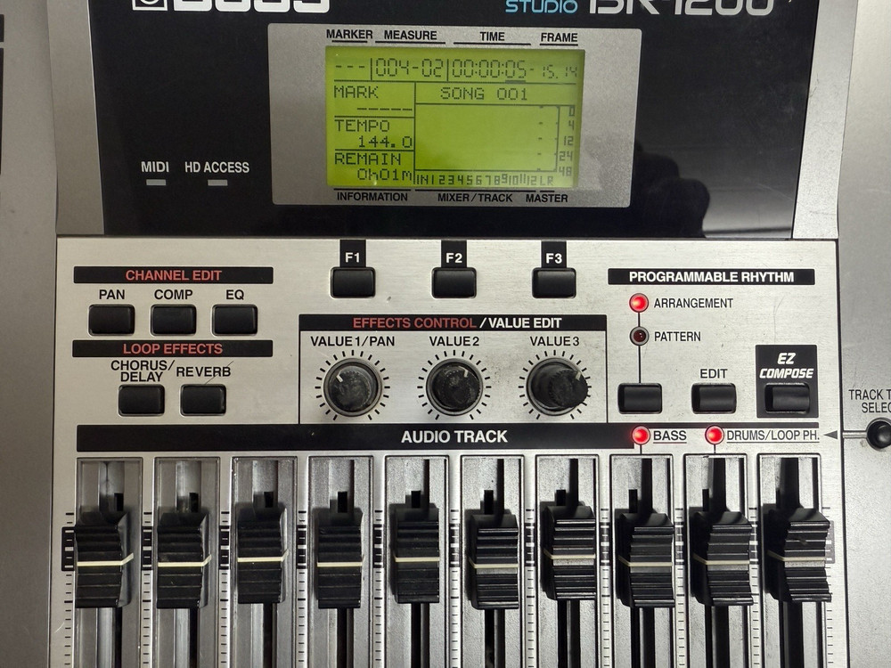 Boss BR-1200CD Digital Recording Studio Used, Power-Tested & Fully Functional