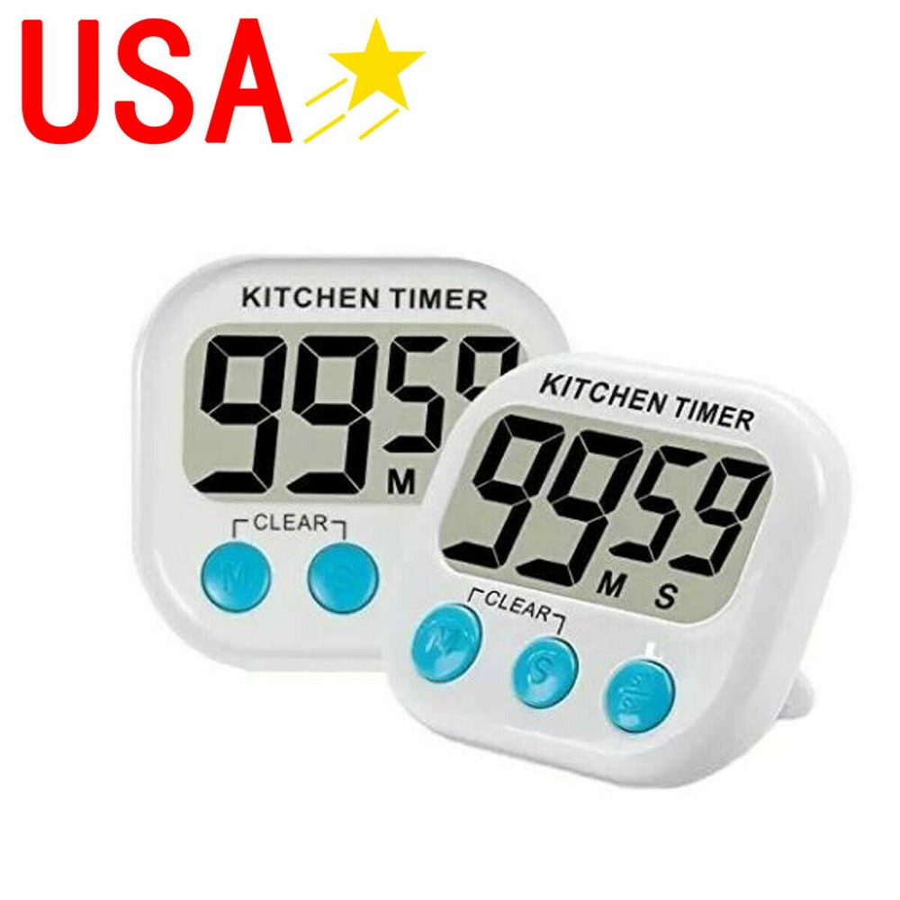 Timer Home Office Kitchen Soup Countdown Clear Loud Loud Alarm
