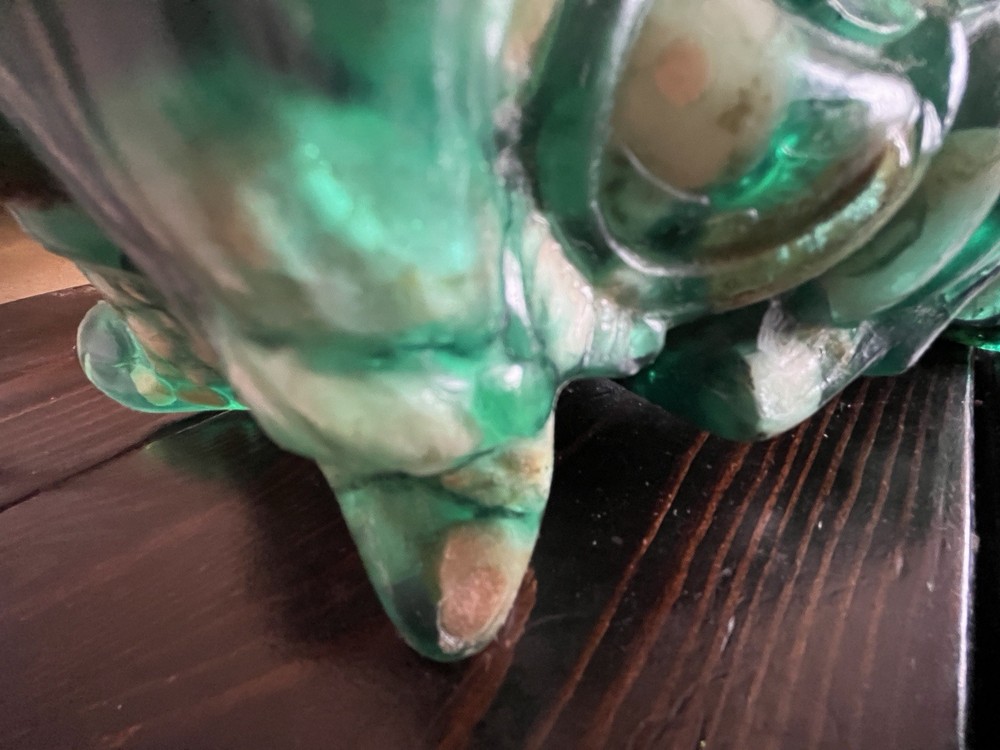 Vintage Lanshire Green River Rock “Vomit” Clock