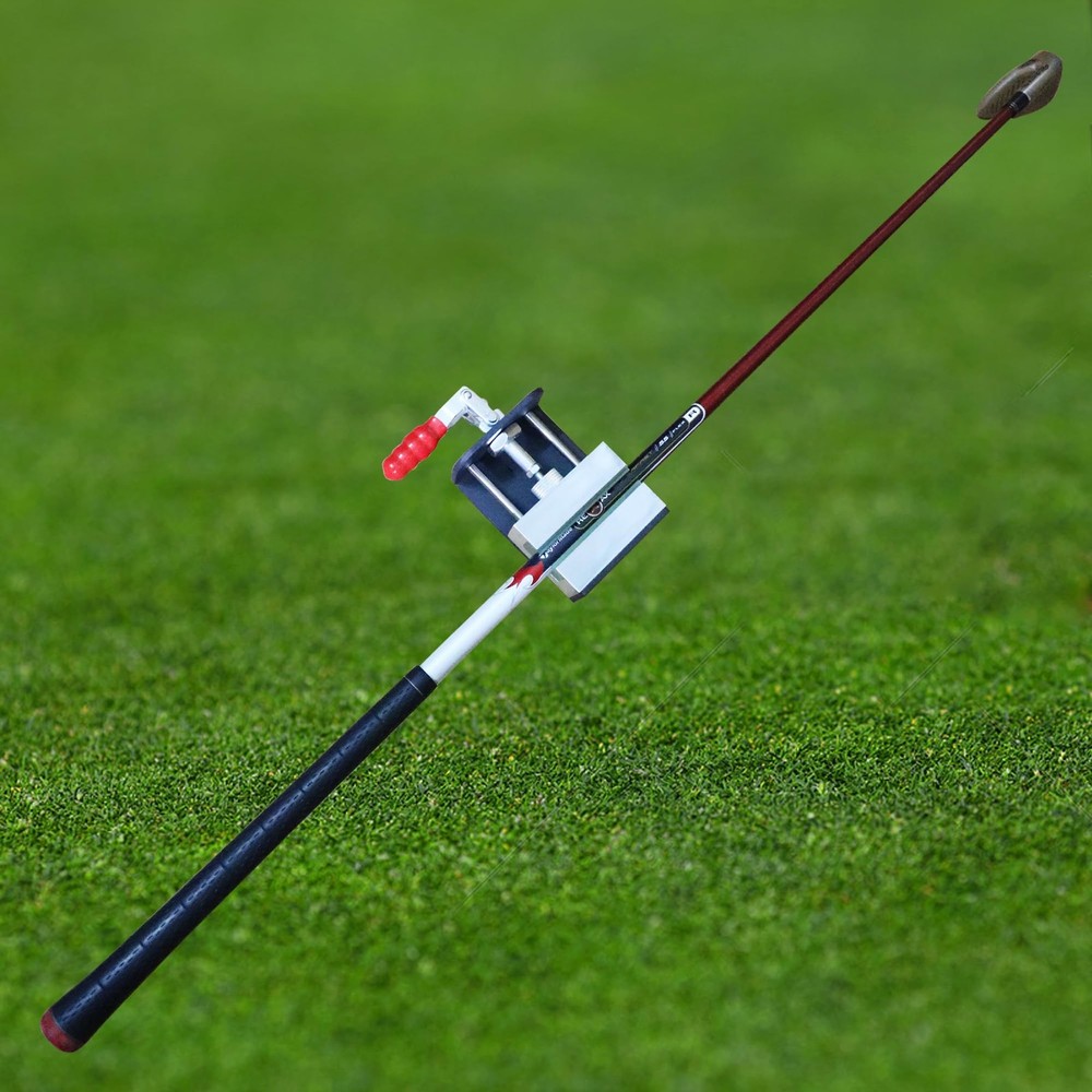 Quick Shaft Clamp Golf Club, black ash