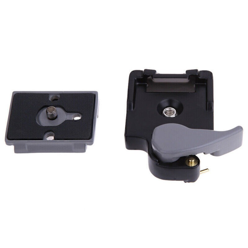 Black Camera Plate Adapter For 3/8” Nuts Plate Quick Release Connection Adapter