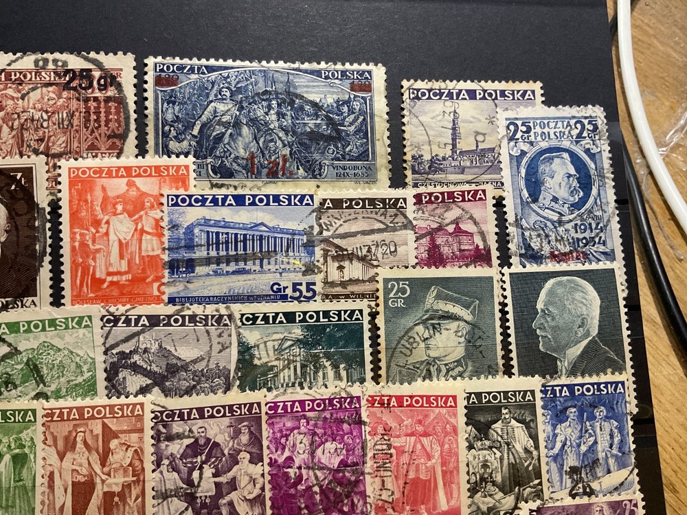 Poland mounted mint or used stamps B3721