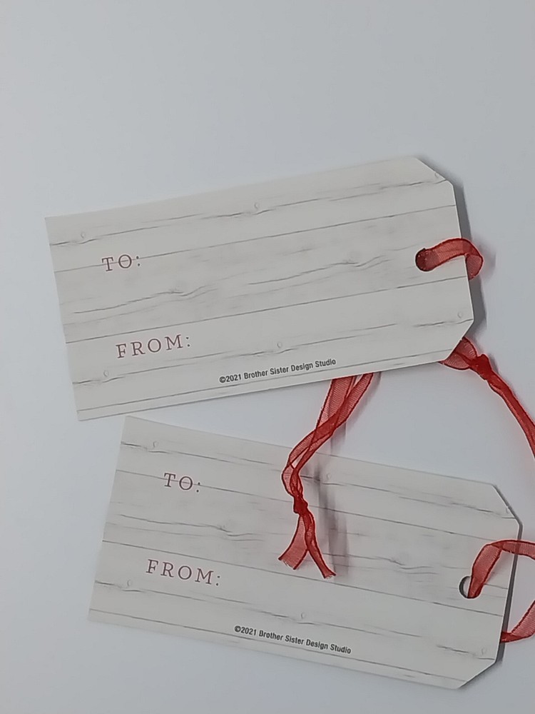 Merry Christmas Gift Tags- 2 Of Them