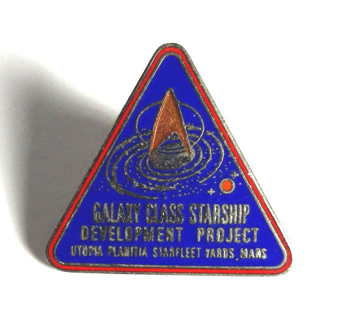 Star Trek Galaxy Class Development Project Cloisonne Pin 1" (TRK-0016)