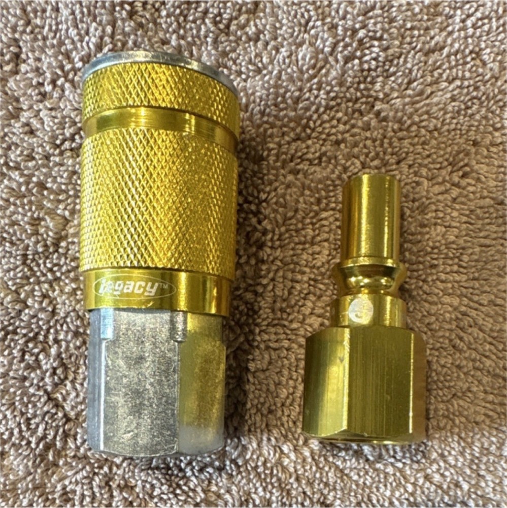 Legacy ColorConnex Air Quick Coupler Set Type J