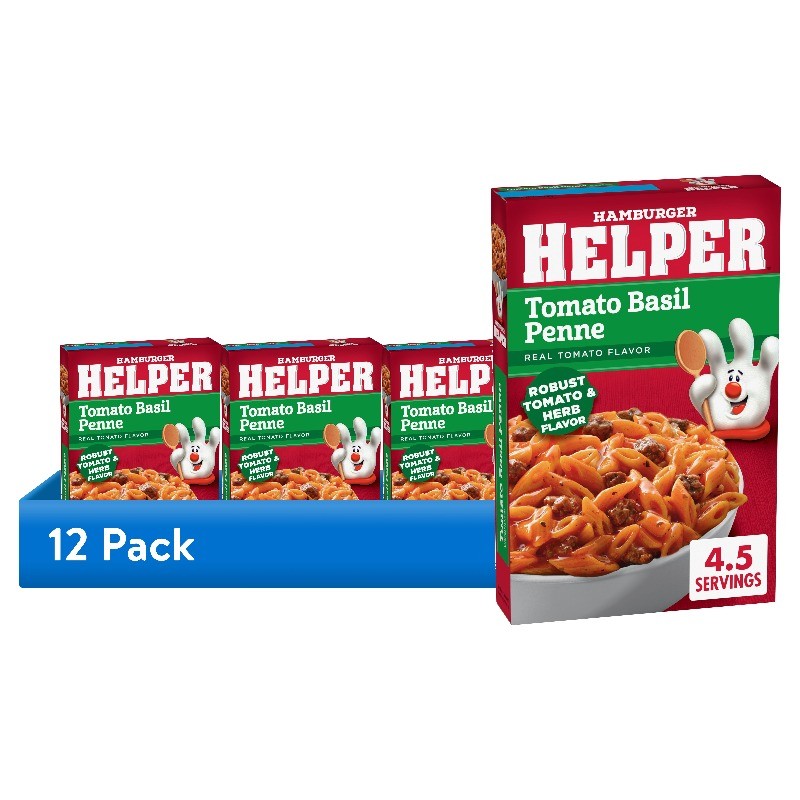 (8 pack) Hamburger Helper Tomato Basil Penne, 7.4 oz Box ,NEW