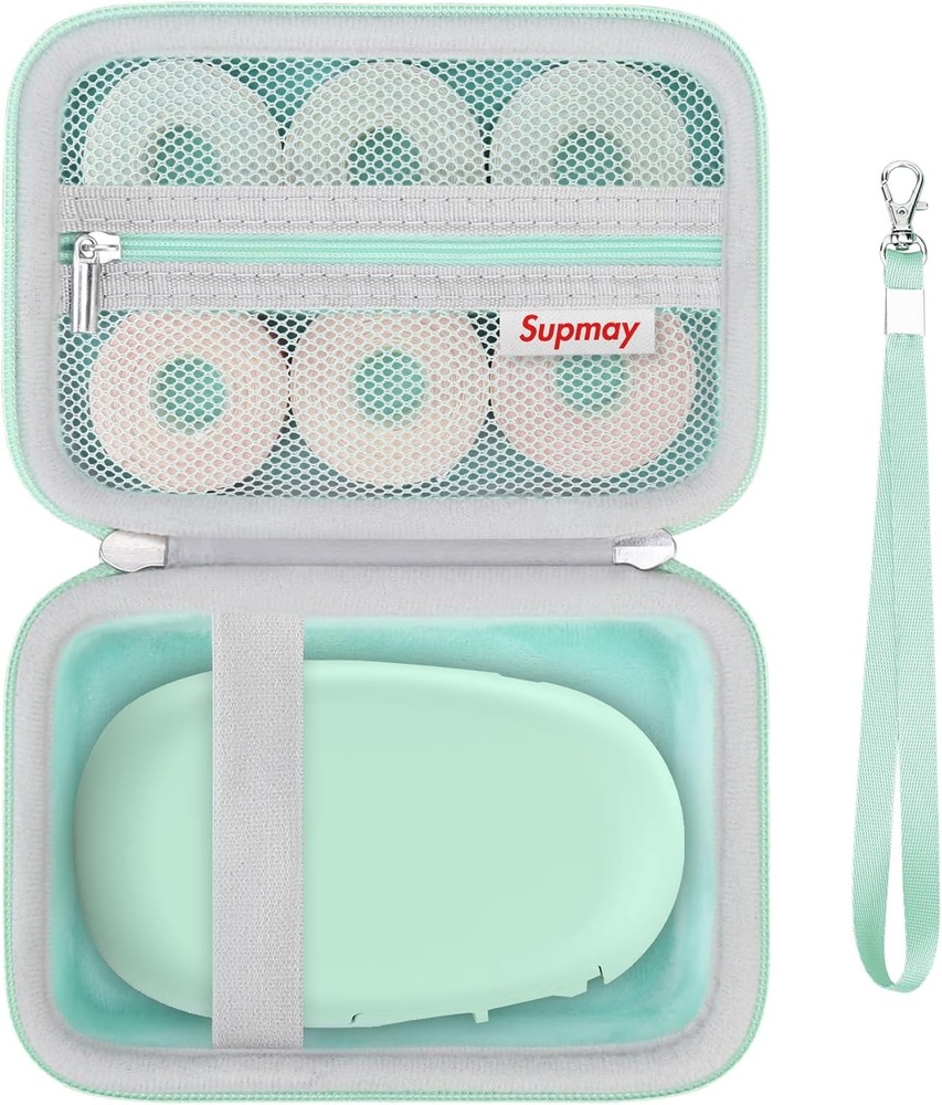 Hard Carrying Case for SUPVAN E10 Bluetooth Label Maker Machine, Green1