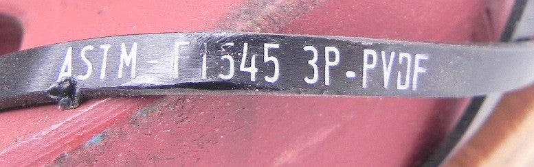 3P PVDF Lined Reducing Tee 6" X 4"