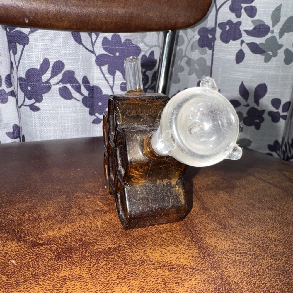 Honeycomb mini hookah bong With Removable Stem.