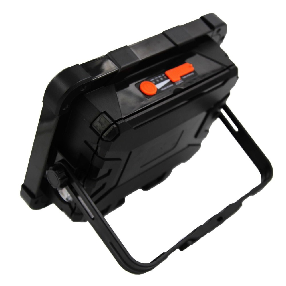 Large Outdoor Rechargeable Dual Solar Panel LED Work Light Waterproof Floodlight
