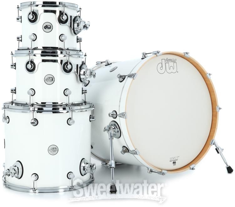 DW Design Series 4-piece Shell Pack - Gloss White