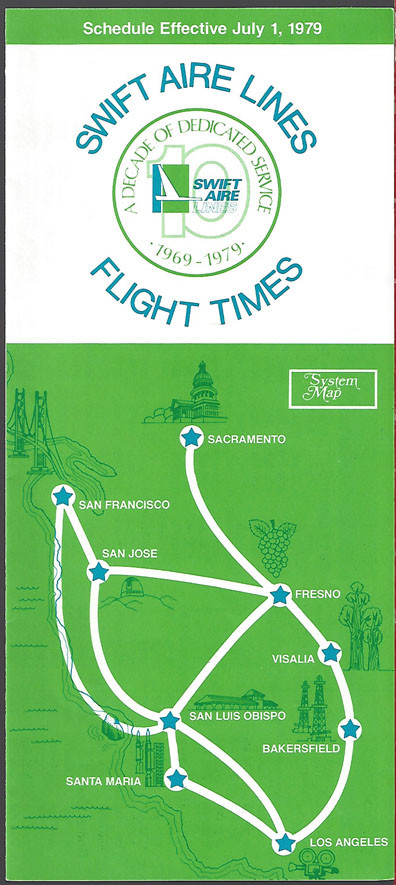 Swift Aire system timetable 7/1/79 [8051] Buy 4+ save 25%