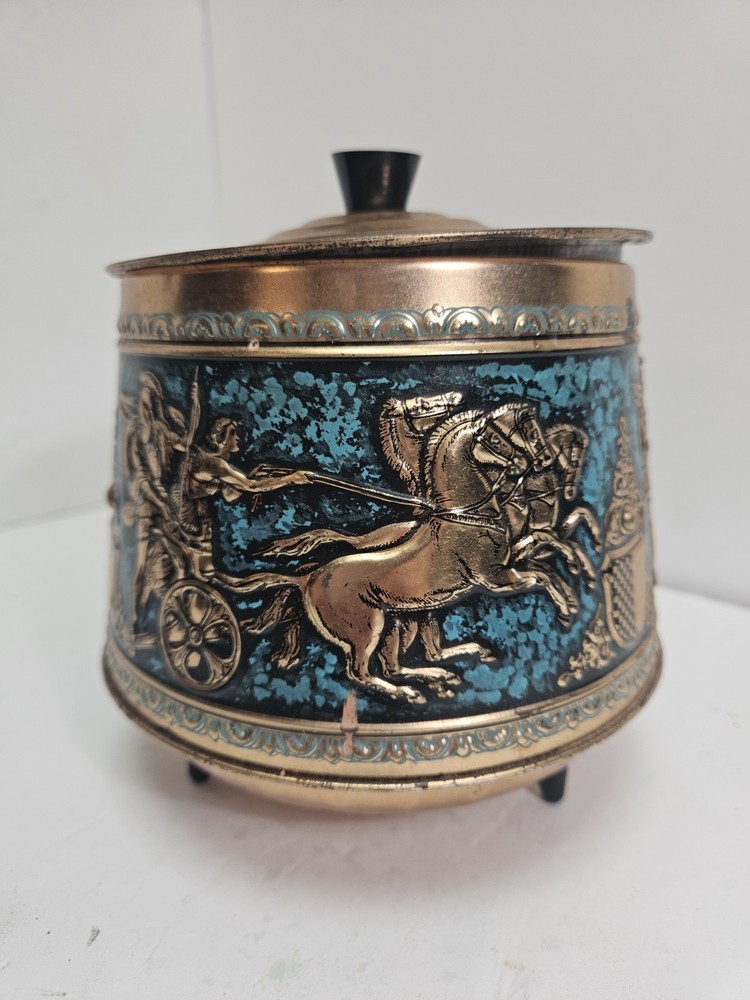 German Vintage Copper Biscuit Cookie Tin