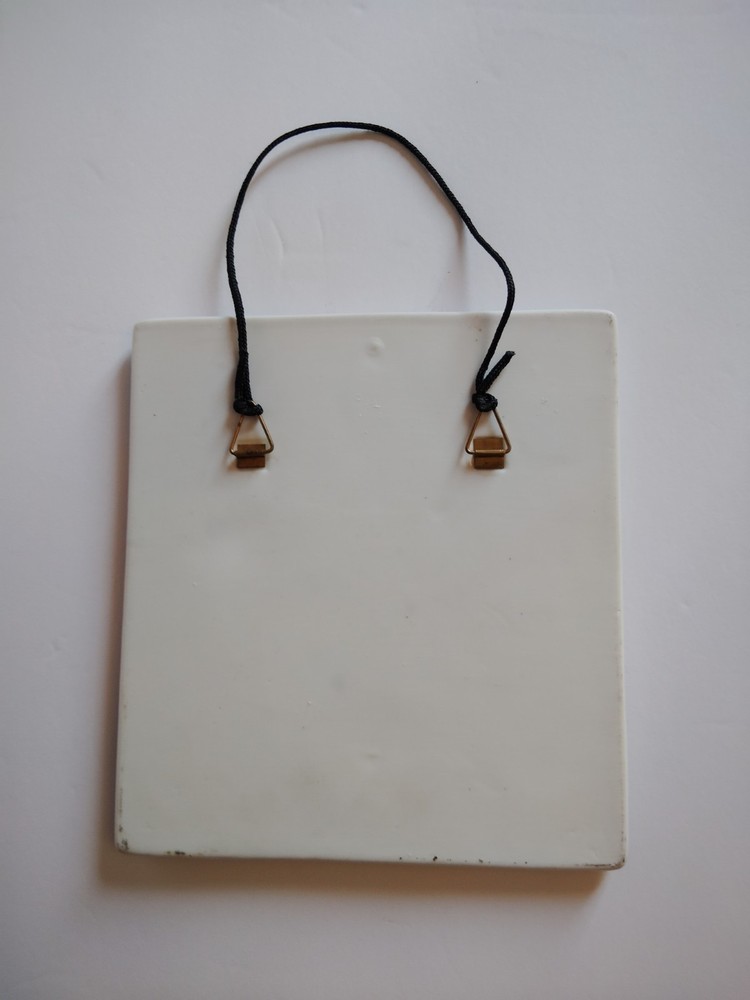 Horse Tile Hand Crafted Hanging Wall Decor Ceramic 5" x 5"