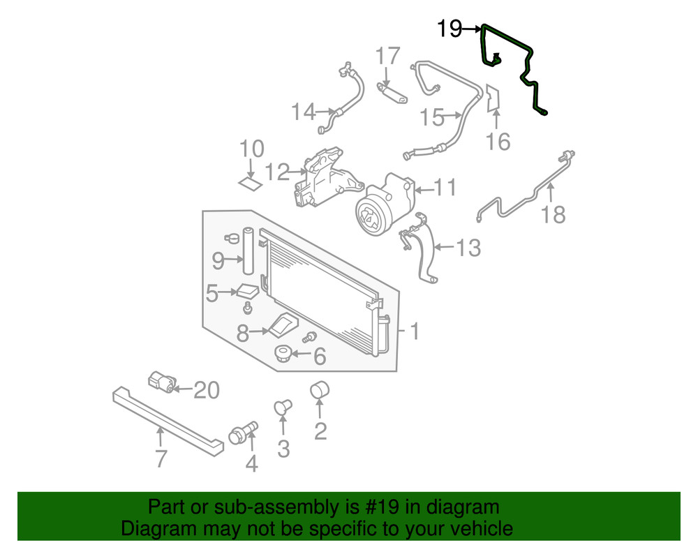 Genuine Subaru Pipe 73431FE071
