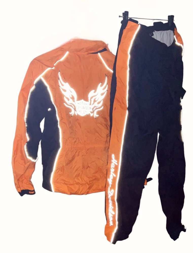 Genuine Harley Davidson Women's Lined Rain Suit Size Medium Never Worn
