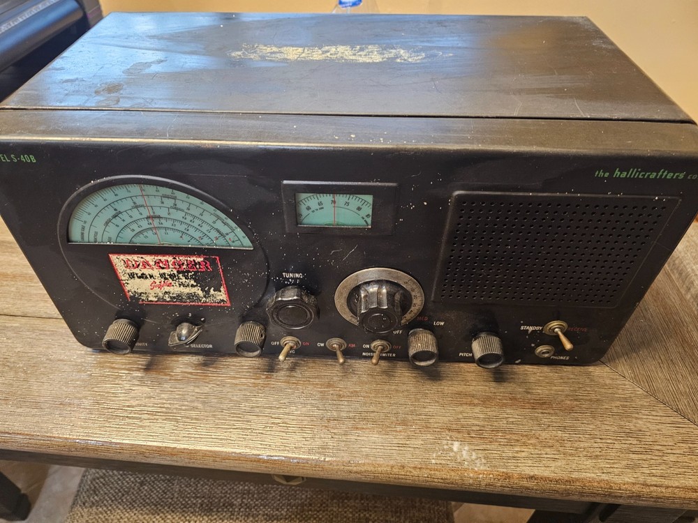 Hallicrafters Mod S-40B Vintage Shortwave Receiver