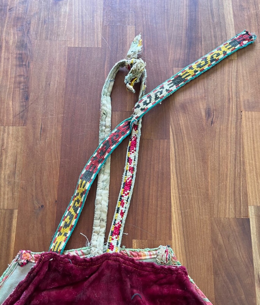 Central Asian Vintage Needlepoint Bag Rare