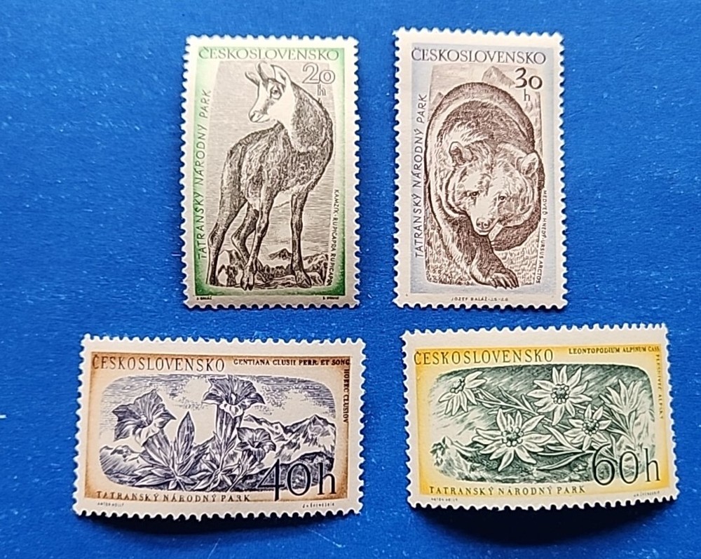 Czechoslovakia Stamps, Scott 818-821 Short Set MNH