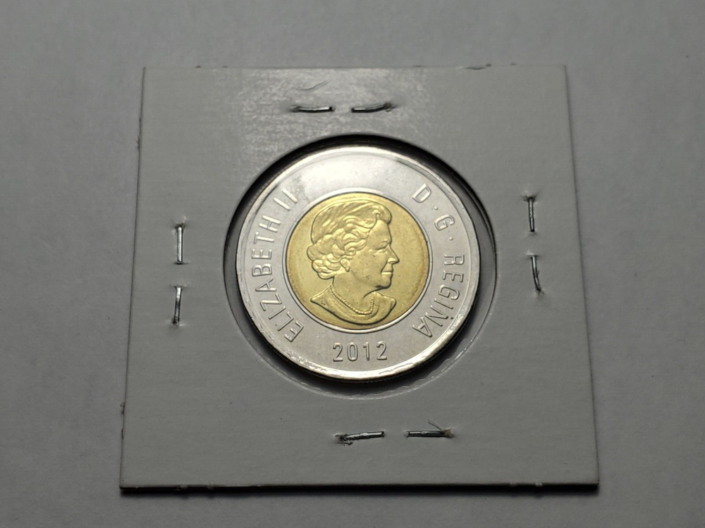 2012 CANADA PL Two Dollar Security Toonie Coin T151