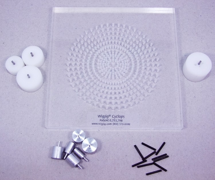 Wigjig Cyclops (ROUND) Wire Wrapping Kit With All Extra Pegs