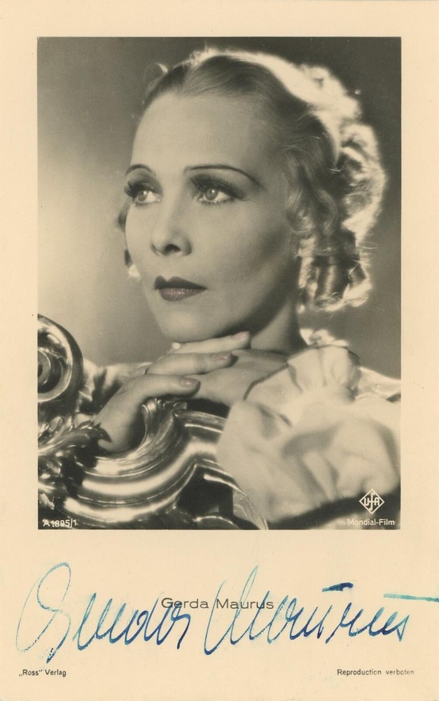 Gerda Maurus-Vintage Signed Postcard