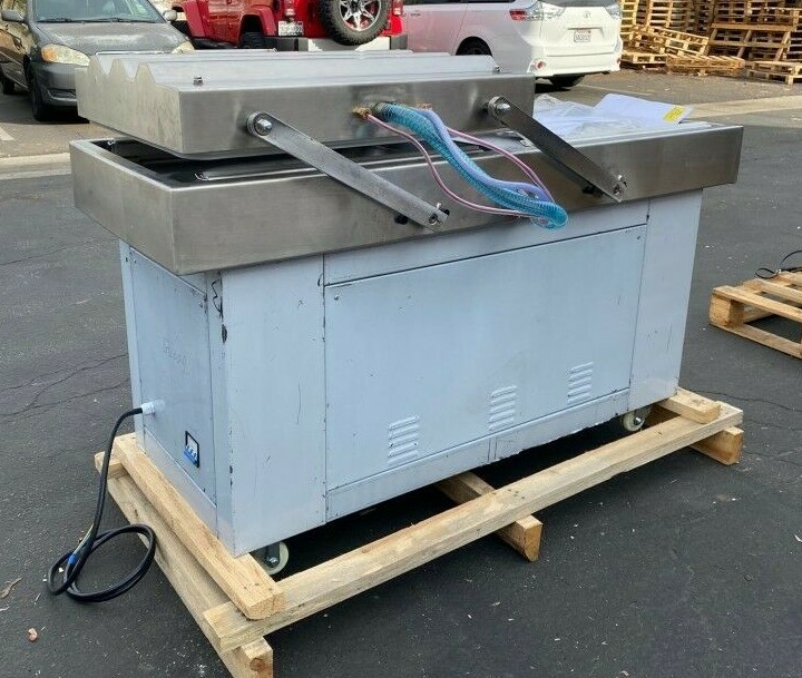 NEW Commercial Double Chamber Flat Vacuum Packaging Machine Large Capacity