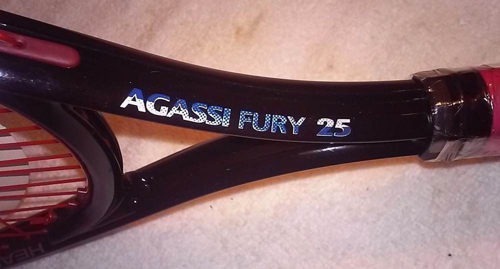 AGASSI HEAD FURY 25 NWT VINTAGE RACKET