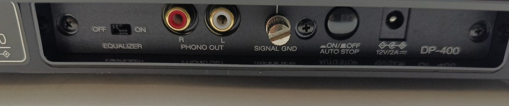 Denon DP-400 Semi-Automatic Analog Turntable with Speed Auto Sensor - U