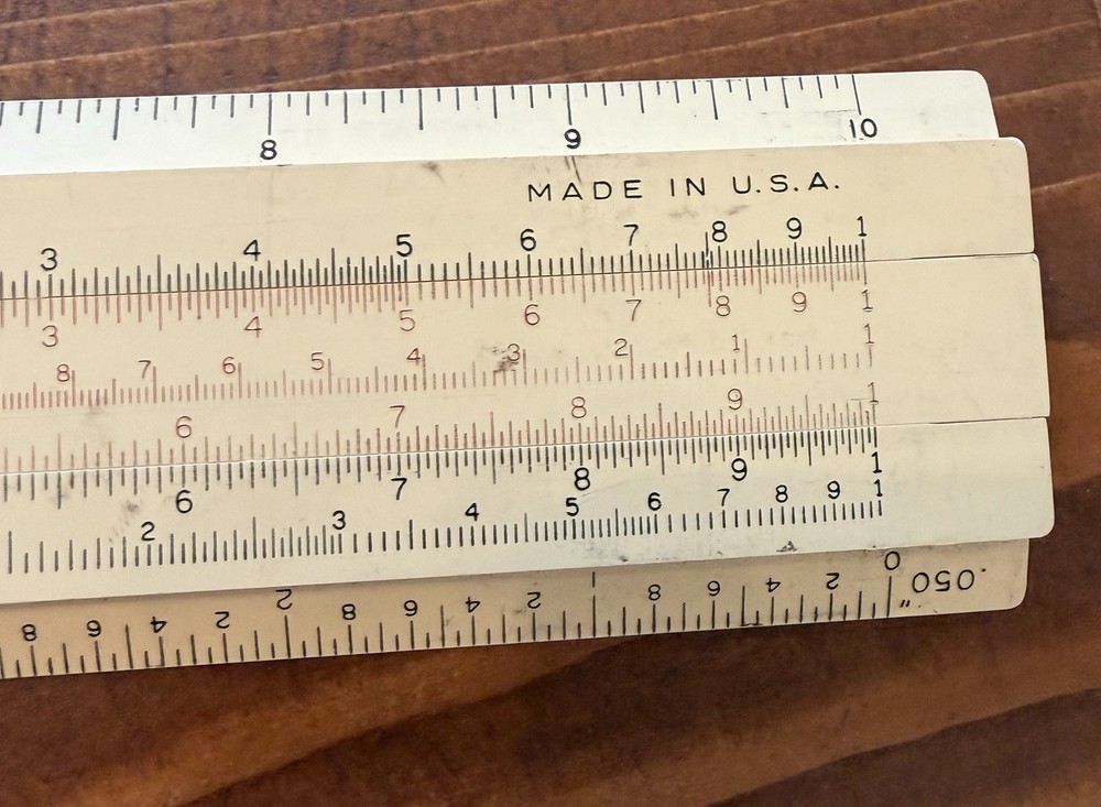 Sterling SP Precision Slide Ruler Model 584