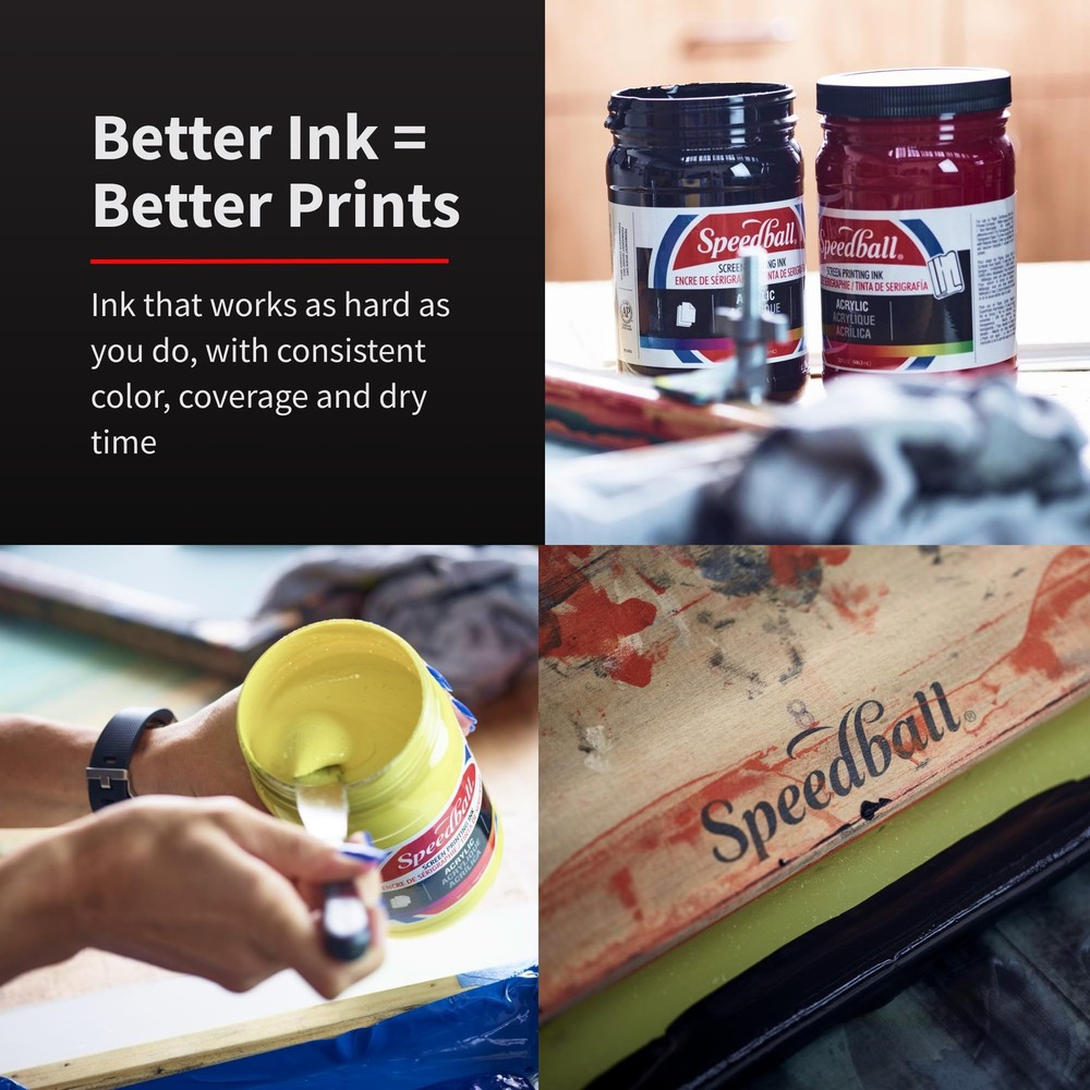 Fabric Screen Printing Ink 32-Ounce White