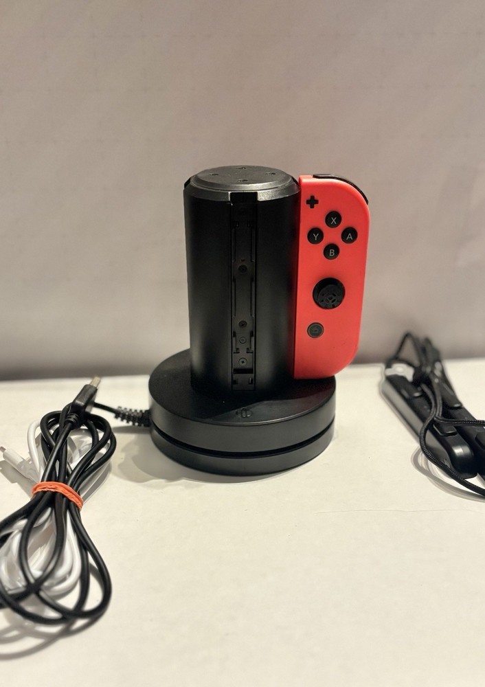 Nintendo Switch Controller, Charging Dock, Grip & Wrist Strap Bundle