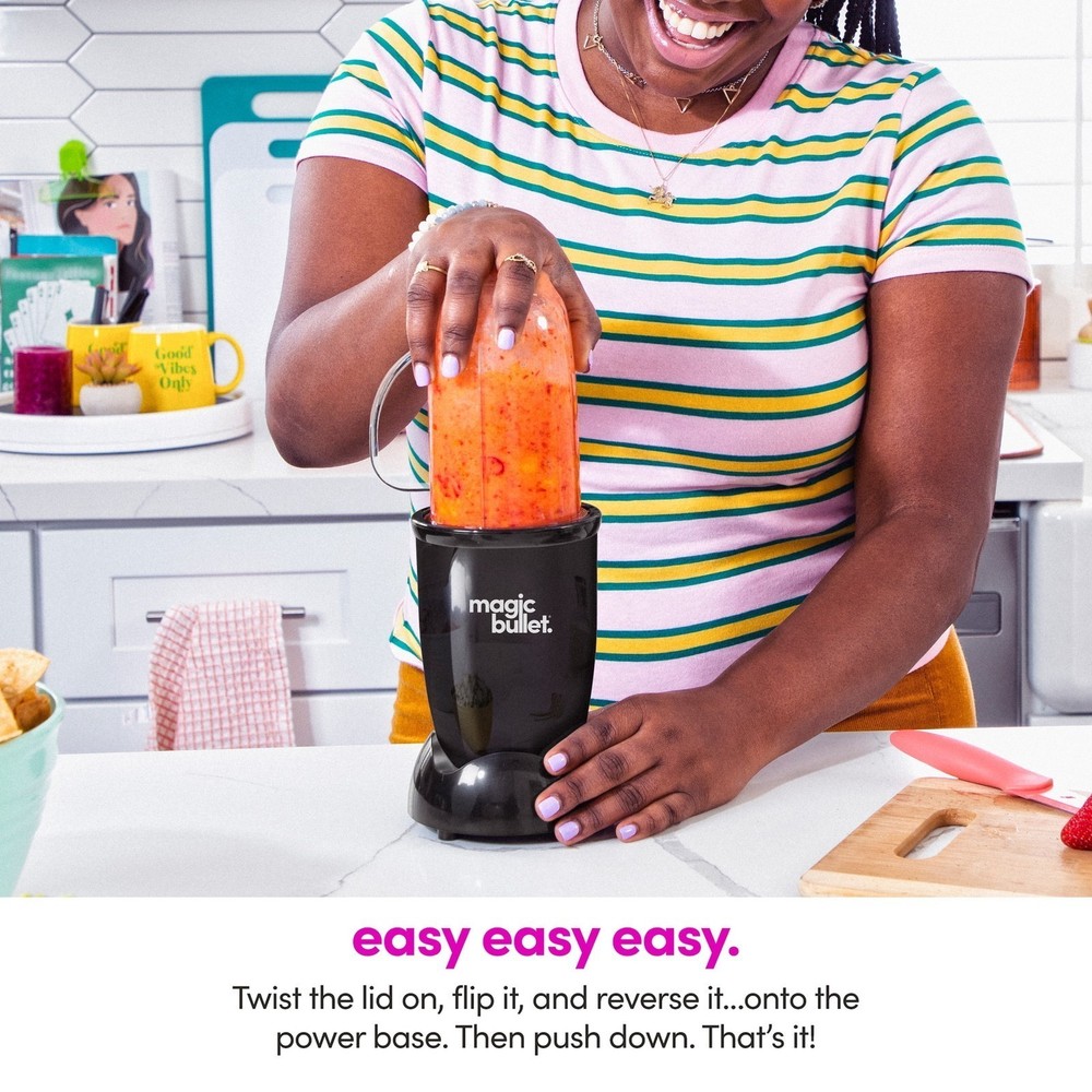 4 Piece Personal Blender Fast Versatile Easy Use Sauces Dips Drinks Snacks New