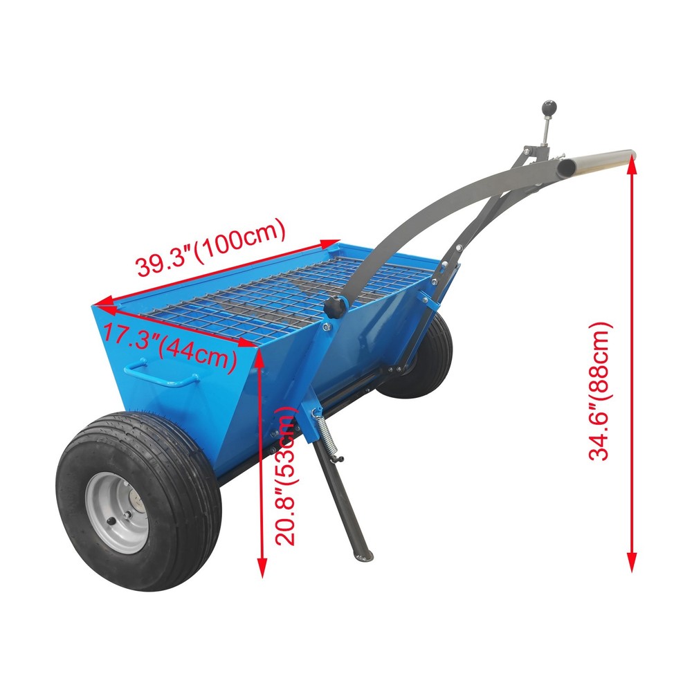 Sand Scattering Machine Hand-Push Abrasive Sand Spreader Machine High Efficiency