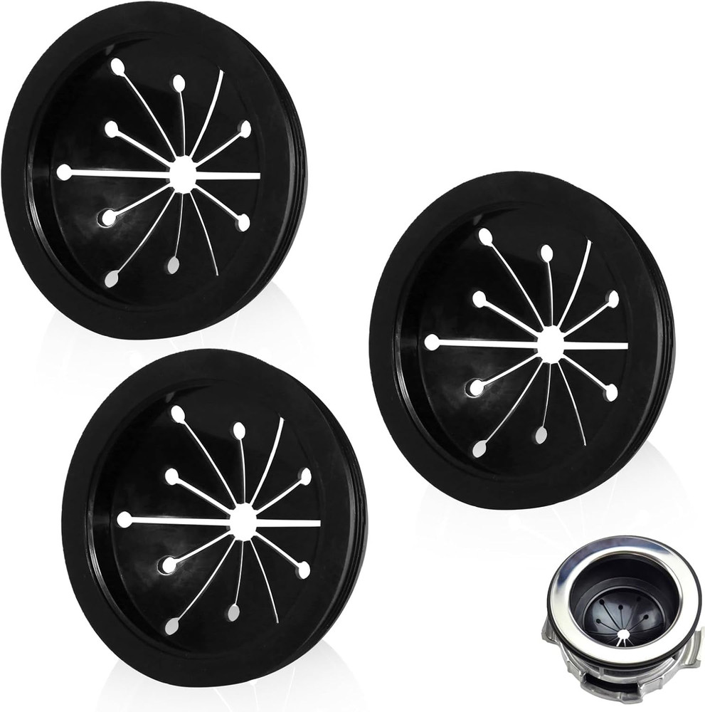 Kitchen Garbage Disposal Rubber Drain Insert,3Pcs Garbage Disposal Cover,3 Inch