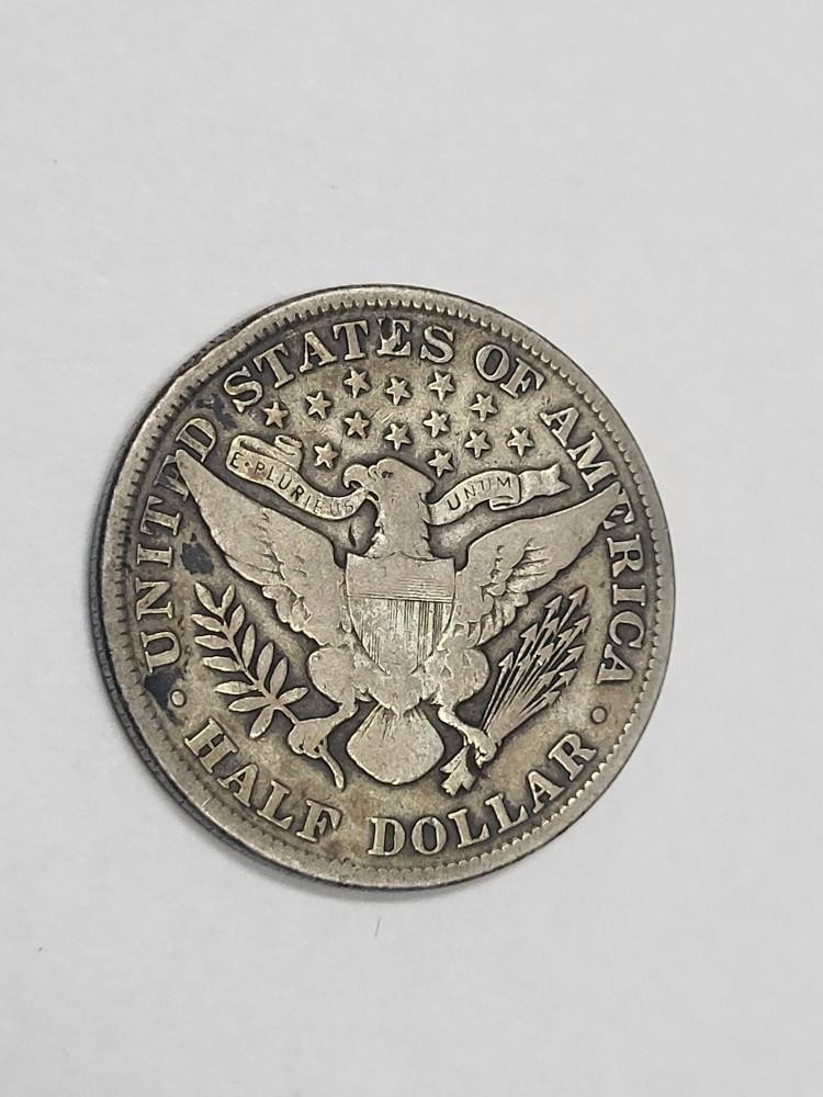 1904 Barber Half Dollar FULL LIBERTY