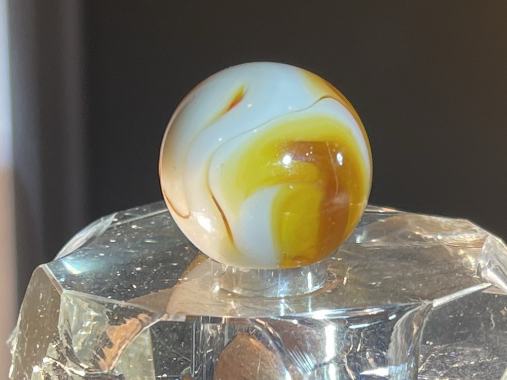 AKRO AGATE CORKSCREW Egg Yoke Shooter MARBLE
