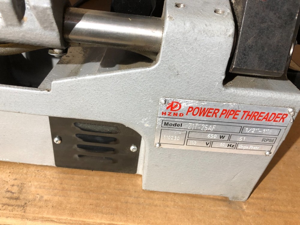 Electric Pipe Threader Machine 1/2"-1" Pipe Threading Machine, Z1T-AF