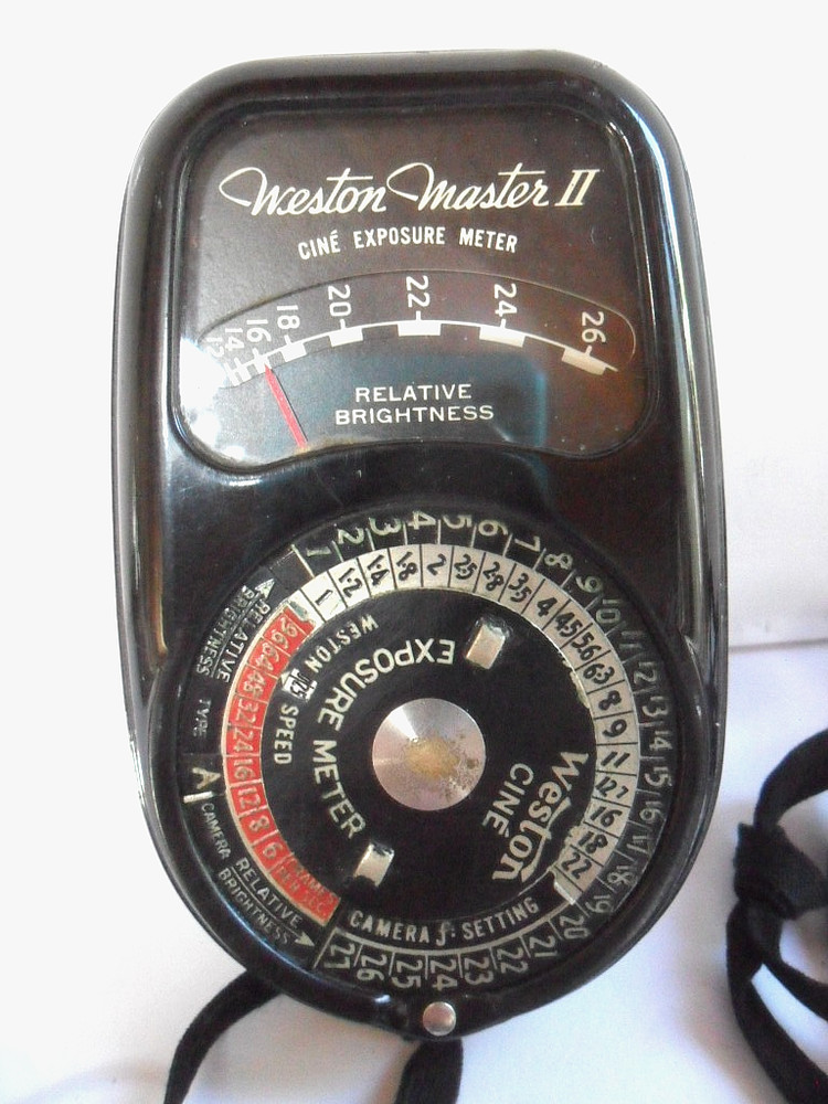 Clean 1940's Vintage Weston Master II Exposure Meter Model 736 Light Meter