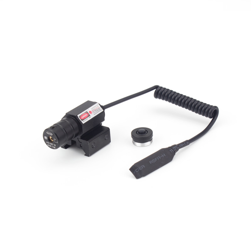 Tactical Compact Red Laser Sight 11mm/21mm with Extend Pressure Switch