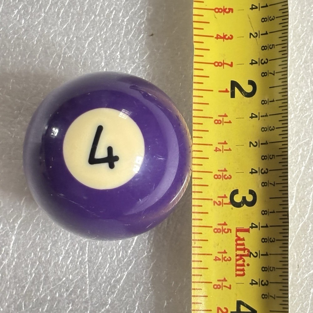 Replacement mini pool ball  1.5 Inch  #4