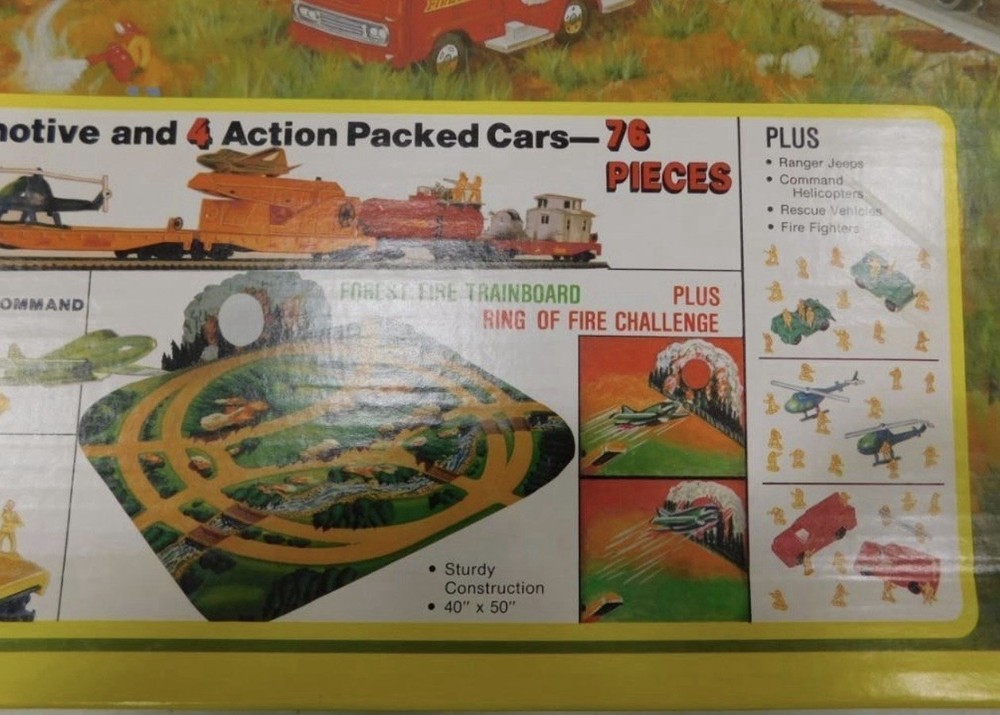 Vintage AHM Fire Fox 1 Fire Command Train Set 10150 Factory Sealed