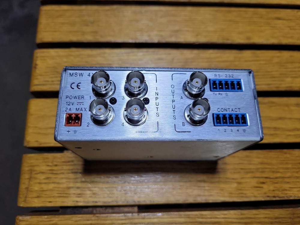 Used Extron Versa Tools A/V Switcher MSW 4V