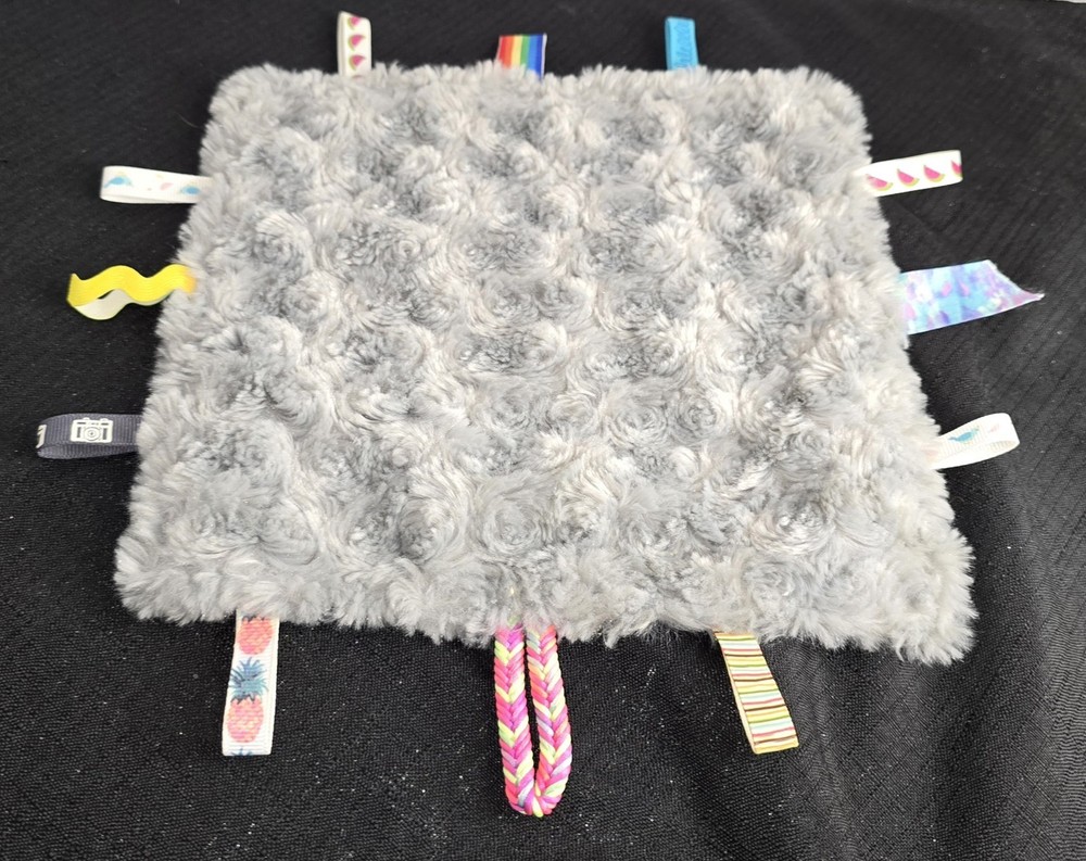 Handmade Soft Gray Ribbon Tags Lovey