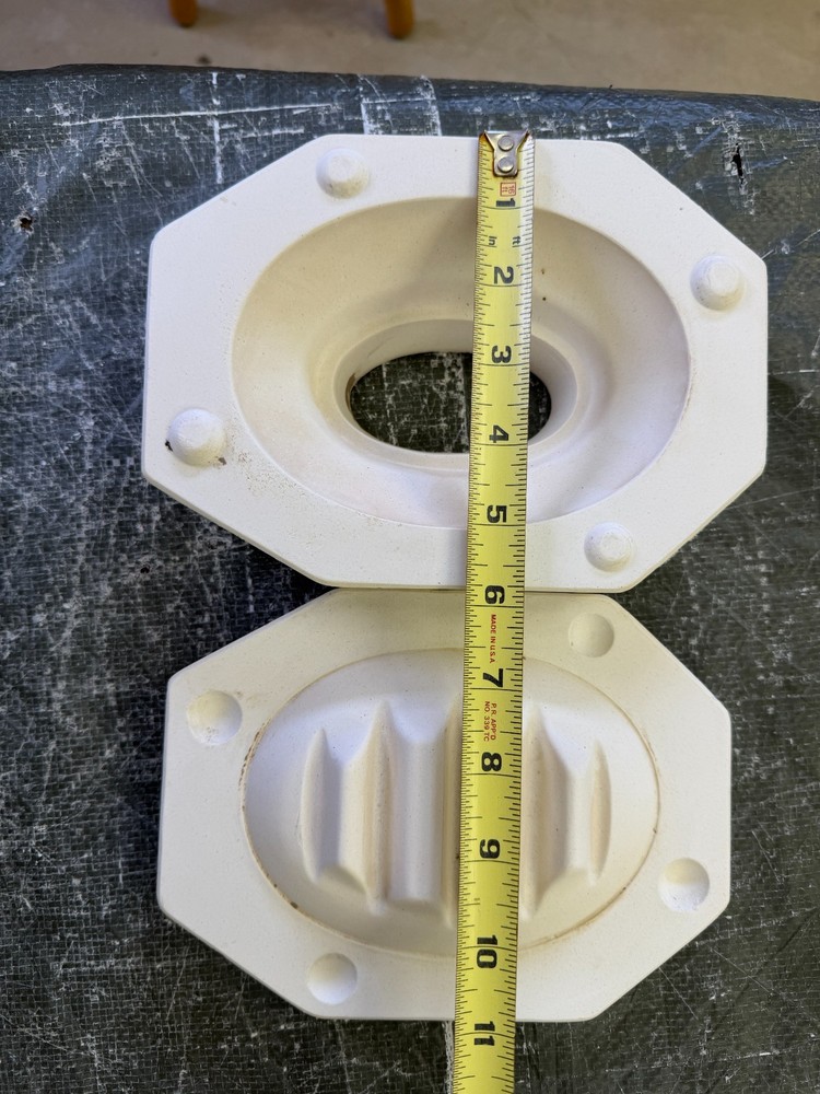 VINTAGE DUNCAN CERAMIC MOLD #DM-1241 DECORATOR SOAP DISH