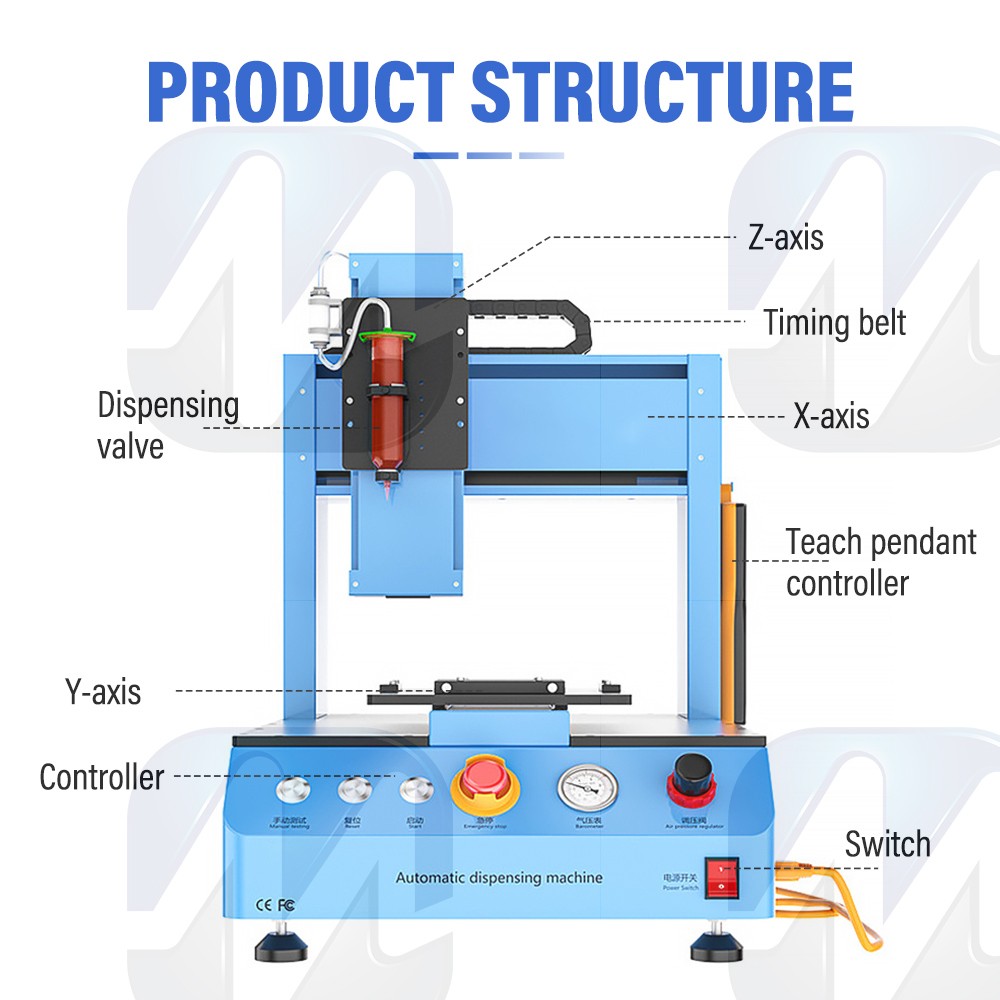 Glue Dispenser Automatic Dispensing Machine Paste Filling Machine FREE