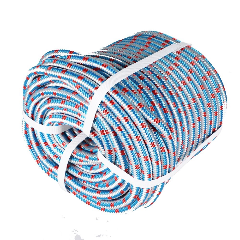 16 Strand Braid Polyester Arborist Tree Rope Nylon Polyester 1/2"×100'