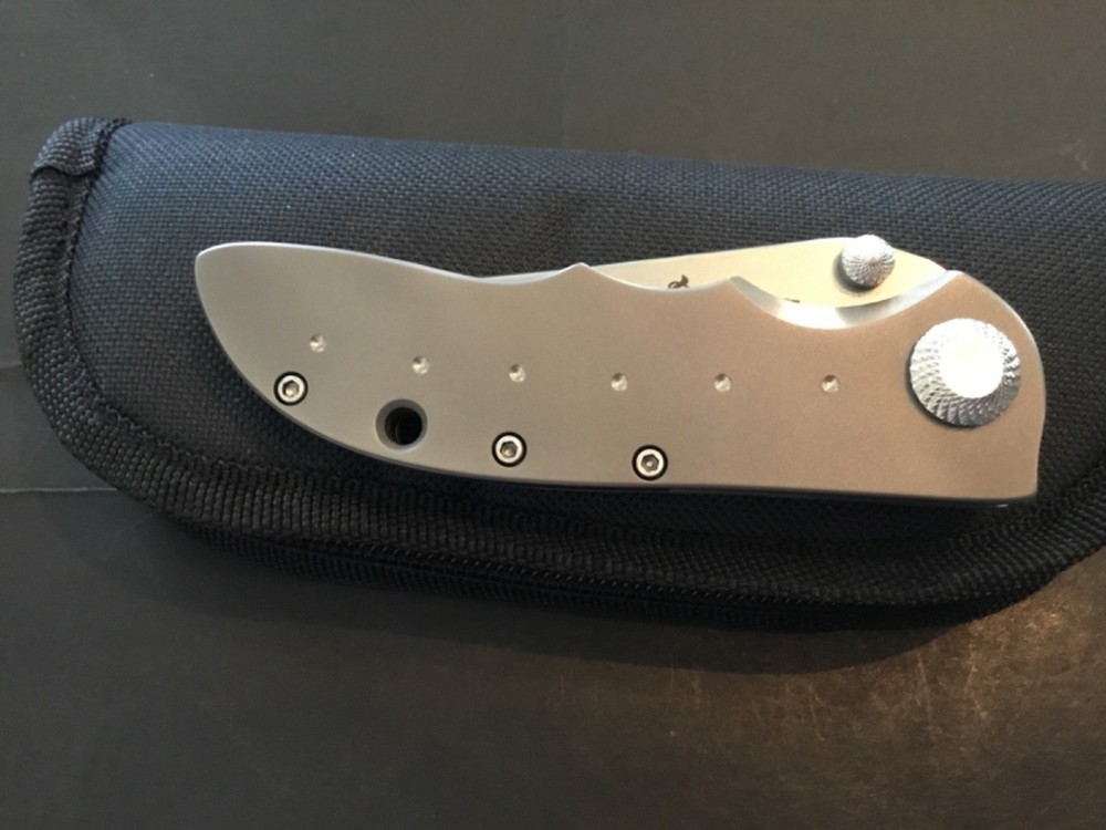 Custom Allen Elishewitz Ghost Flipper Folder Folding Knife